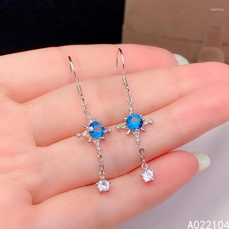 Dangle Earrings KJJEAXCMY 925 Sterling Silver Natural London Blue Topaz Women Luxury Fashion Star OL Style Gem Eardrop Support Detectio
Dangle Earrings KJJEAXCMY 925 Sterling Silver Natural London Blue Topaz Women Luxury Fashion Star OL Style Gem Eardrop Support Detectio