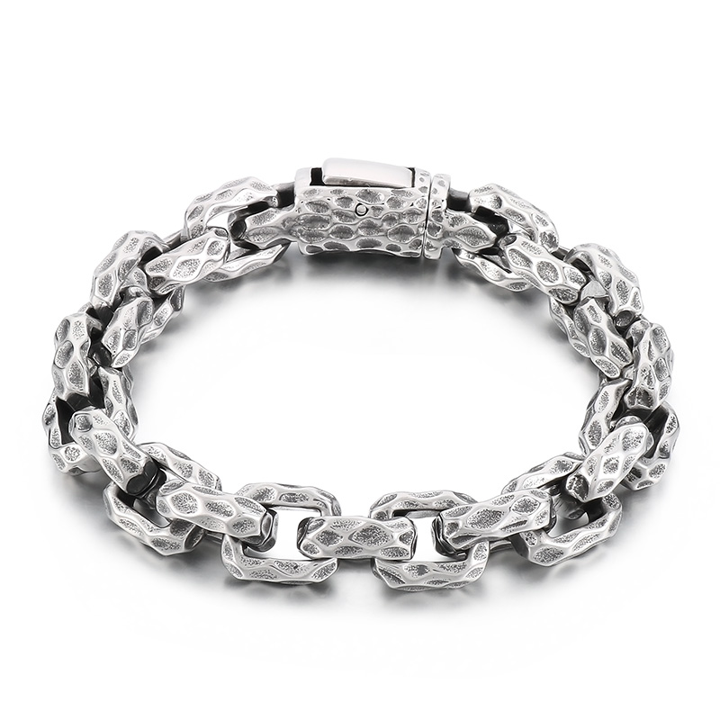 Vintage Silver Stainless Steel Biker Link Chain Bracelet Bangle For Mens Boys Fashion Cool Jewelry For Husband Gifts 13mm 9inch 104g Weight
Vintage Silver Stainless Steel Biker Link Chain Bracelet Bangle For Mens Boys Fashion Cool Jewelry For Husband Gifts 13mm 9inch 104g Weight