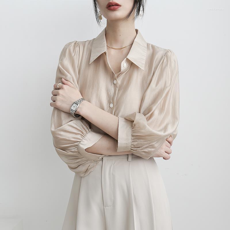 Women's Blouses Summer Women's High-end Sunscreen Shirt Design Sense Niche French Top Temperament Loose Fitting, Khaki
Women's Blouses Summer Women's High-end Sunscreen Shirt Design Sense Niche French Top Temperament Loose Fitting, Khaki
