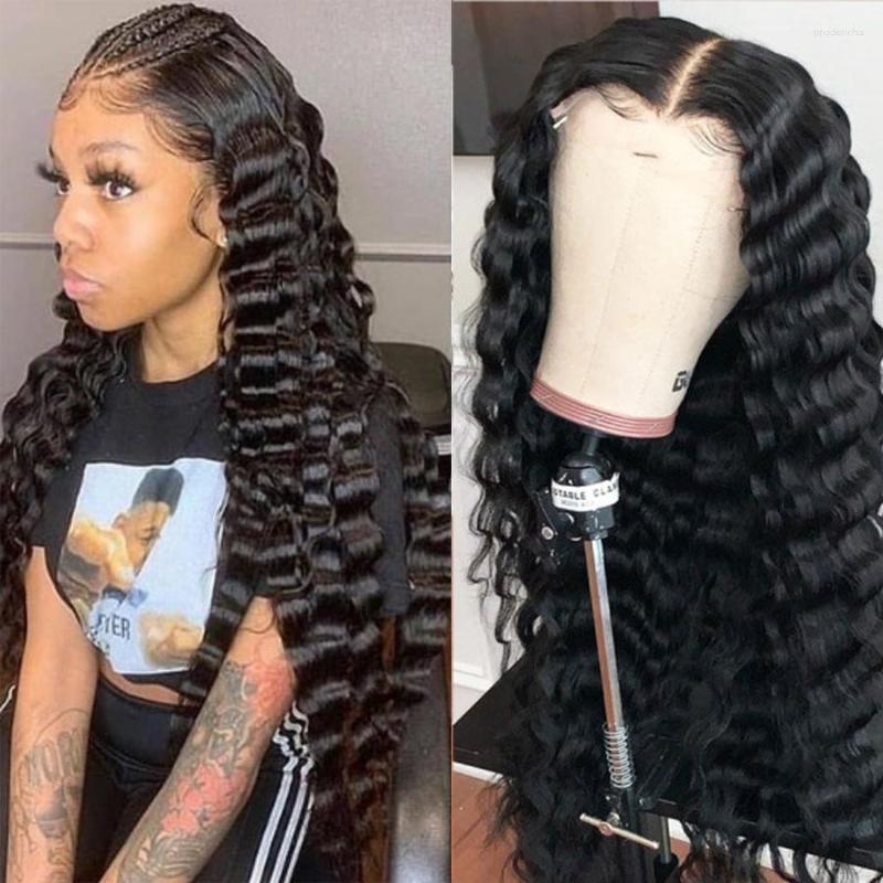 Fureya Hair Deep Wave Full Lace Frontal Wig Pre Plucked With Baby Brazilian Human Wigs For Women, Natural color
Fureya Hair Deep Wave Full Lace Frontal Wig Pre Plucked With Baby Brazilian Human Wigs For Women, Natural color