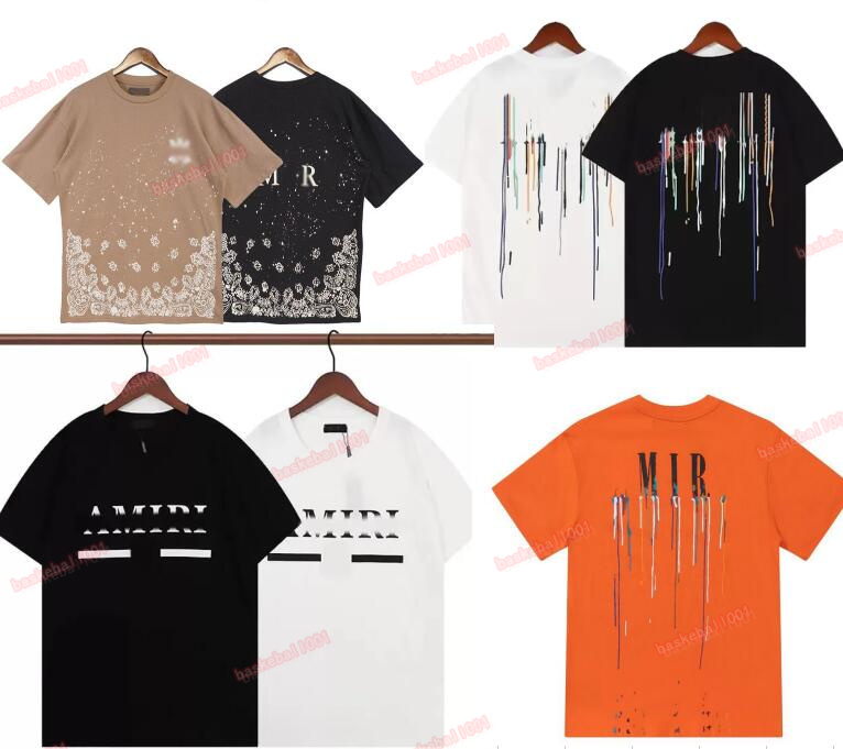 Summer Mens T Shirts Womens Amirs Designer Printed Tops Tees Fashion Man T-shirt Quality Cotton Casual Short Sleeve Luxury Hip Hop Streetwear Tshirts SIZE -XL, W1111
Summer Mens T Shirts Womens Amirs Designer Printed Tops Tees Fashion Man T-shirt Quality Cotton Casual Short Sleeve Luxury Hip Hop Streetwear Tshirts SIZE -XL, W1111