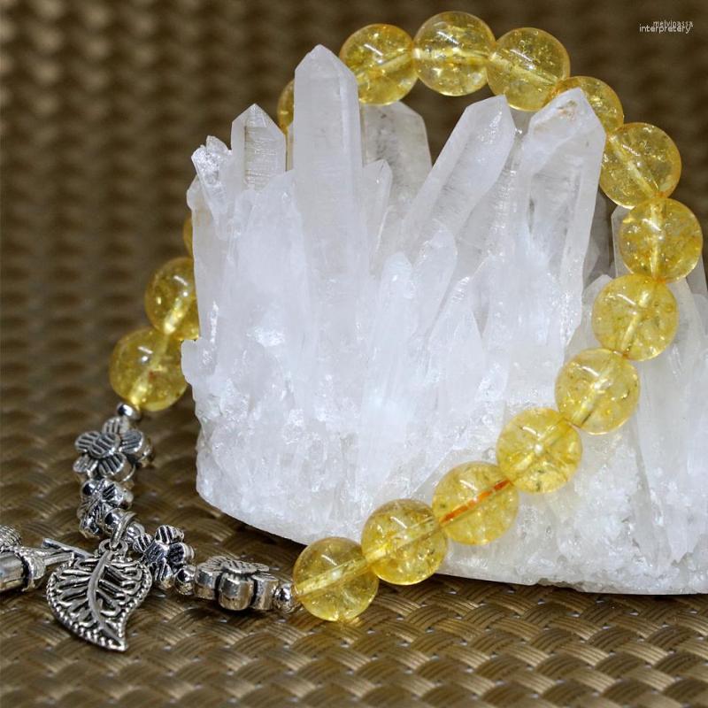 Strand Arrival Electroplated Popcorn Yellow Round Beads Crystal 8mm Jewelry Making Bracelet Silver-color Accessories7.5inch B2165
Strand Arrival Electroplated Popcorn Yellow Round Beads Crystal 8mm Jewelry Making Bracelet Silver-color Accessories7.5inch B2165