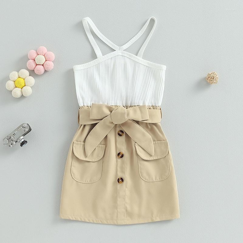 Girl Dresses Listenwind 3-7Y Girls Summer Dress Patchwork Button Casual Sleeveless For Beach Party Cute Clothes, White
Girl Dresses Listenwind 3-7Y Girls Summer Dress Patchwork Button Casual Sleeveless For Beach Party Cute Clothes, White