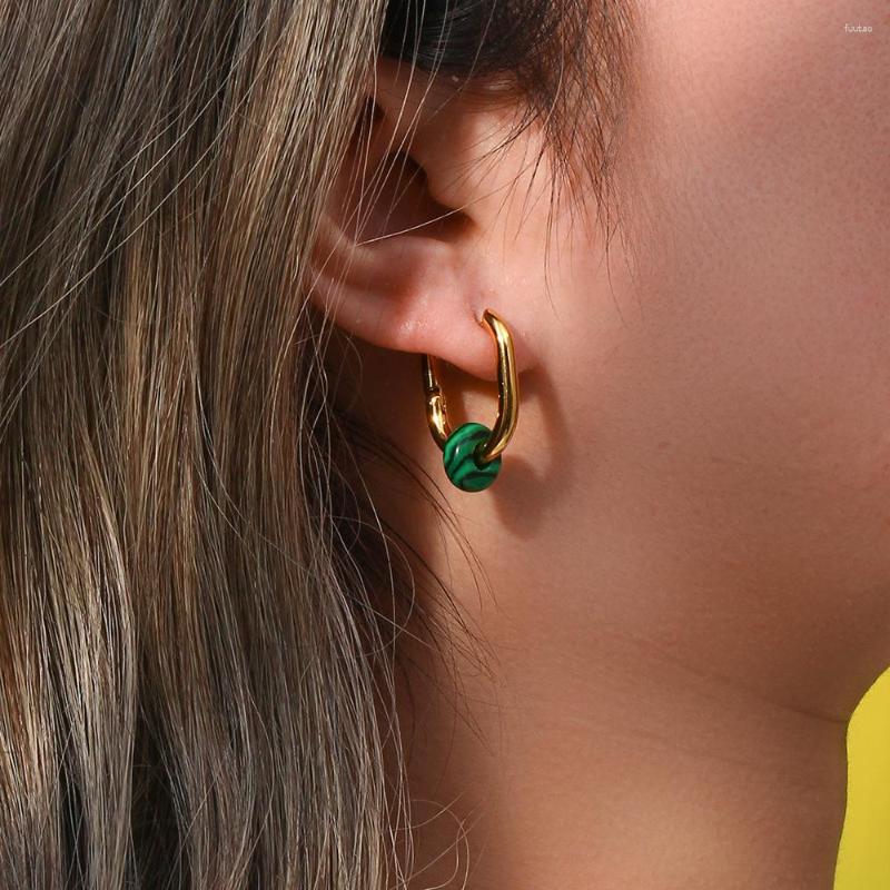 Dangle Earrings Ins Fashion Agate Jewelry Stainless Steel 18K Gold Plated U-shaped Natural Stone Beads
Dangle Earrings Ins Fashion Agate Jewelry Stainless Steel 18K Gold Plated U-shaped Natural Stone Beads