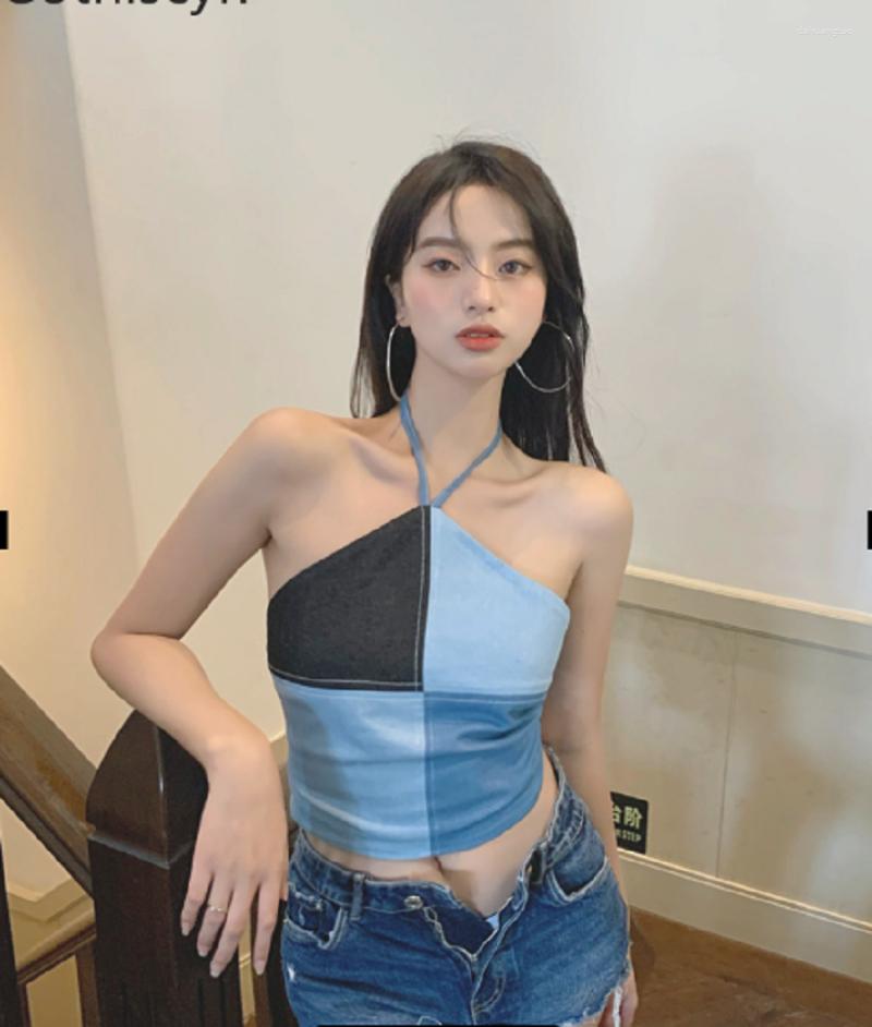 Women's Tanks Gothiscyn Denim Vest Camis Ladies Halter Tube Tops 2023 Summer Slim Short Fashion Patchwork Crop Top Women Y2k, Picture color
Women's Tanks Gothiscyn Denim Vest Camis Ladies Halter Tube Tops 2023 Summer Slim Short Fashion Patchwork Crop Top Women Y2k, Picture color