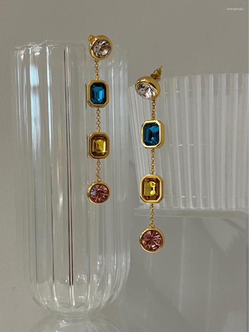 Dangle Earrings Colorful Gemstone Long For Women Multicolor Stone Statement Party Streetwear Jewelry
Dangle Earrings Colorful Gemstone Long For Women Multicolor Stone Statement Party Streetwear Jewelry