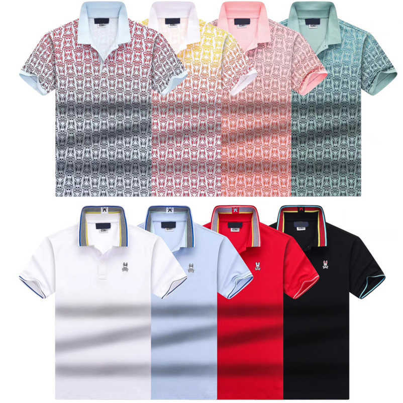 Men's Psychos Polo Bunnys Shirts Colorful Skull Rabbit Print Short Sleeve Casual Tshirts Fashion Couple T-shirt Business Design Teea 49h2
Men's Psychos Polo Bunnys Shirts Colorful Skull Rabbit Print Short Sleeve Casual Tshirts Fashion Couple T-shirt Business Design Teea 49h2