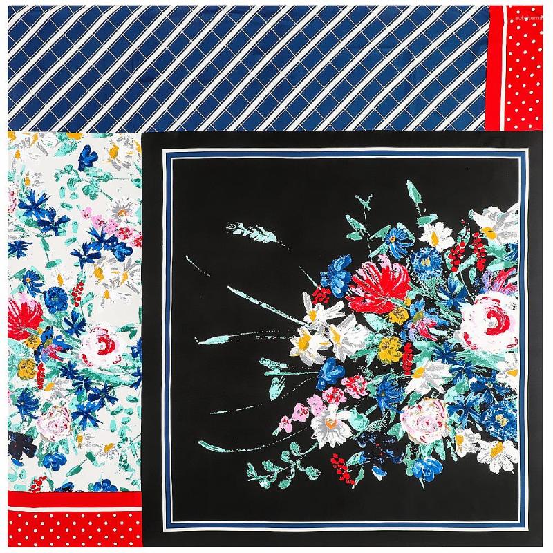 Scarves Silk Scarf Women Flowers Tree Print Stoles Square Wraps Large Bandana Kerchief Hijabs Female Foulards 130CM
Scarves Silk Scarf Women Flowers Tree Print Stoles Square Wraps Large Bandana Kerchief Hijabs Female Foulards 130CM