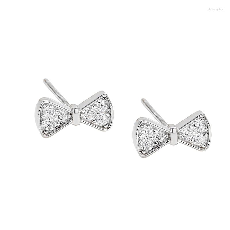 Stud Earrings S925 Sterling Silver Personality Bow-tie Temperament Contracted Female Jewelry
Stud Earrings S925 Sterling Silver Personality Bow-tie Temperament Contracted Female Jewelry