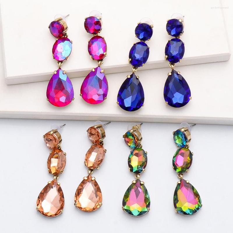 Dangle Earrings Long Water Drop Fuchsia Crystals Zircons Women Jewelry For Party Boho Bijoux
Dangle Earrings Long Water Drop Fuchsia Crystals Zircons Women Jewelry For Party Boho Bijoux