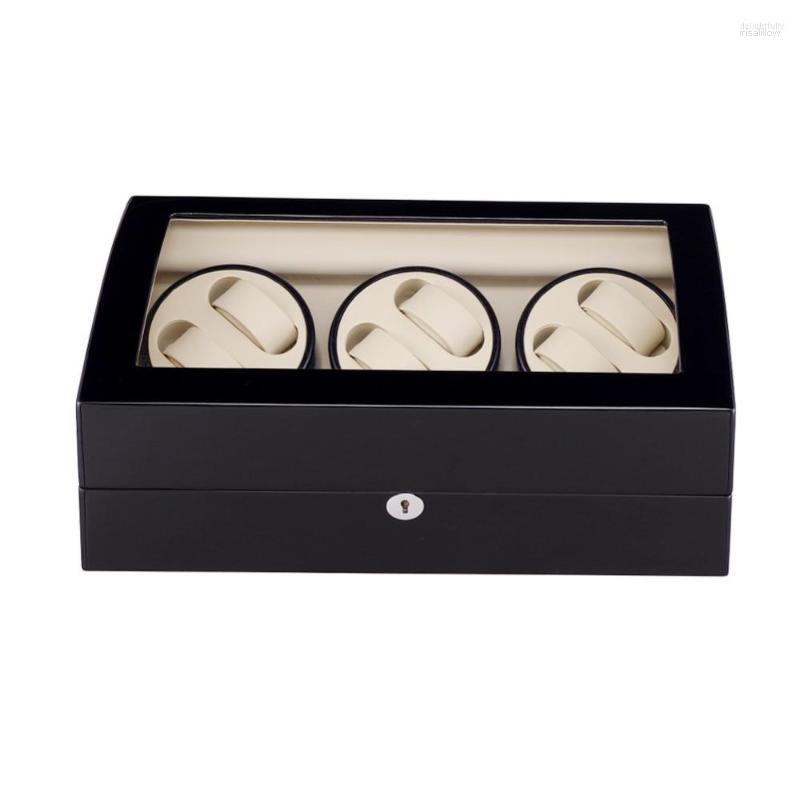 Watch Boxes Version 6 7 Watches Automatic Winder Box Reel Japan MABUCHI Motor With 5 Modes Control Wooden Bobbin
Watch Boxes Version 6 7 Watches Automatic Winder Box Reel Japan MABUCHI Motor With 5 Modes Control Wooden Bobbin