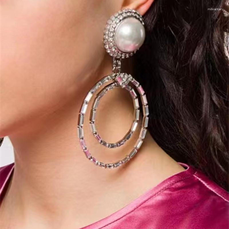 Dangle Earrings Women Fashion Shiny Rhinestone Big Drop Jewelry Brand Show Statement Accessories
Dangle Earrings Women Fashion Shiny Rhinestone Big Drop Jewelry Brand Show Statement Accessories