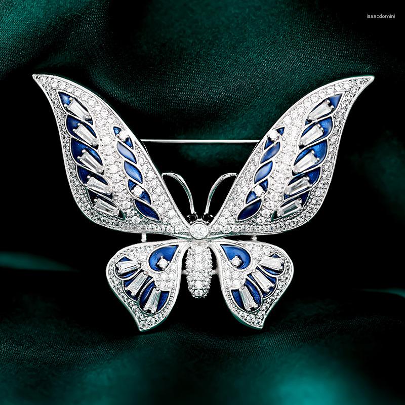 Brooches Fashion Enamel Pin Micro-inlaid Zircon Butterfly Brooch Female Scarf Buckle Clothing Accessories Insect Broochpins
Brooches Fashion Enamel Pin Micro-inlaid Zircon Butterfly Brooch Female Scarf Buckle Clothing Accessories Insect Broochpins