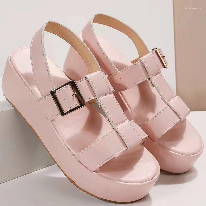 Sandals Style Large Size Platform Women Buckle Breathable Light Casual Shoes Slippers, 113-04
Sandals Style Large Size Platform Women Buckle Breathable Light Casual Shoes Slippers, 113-04