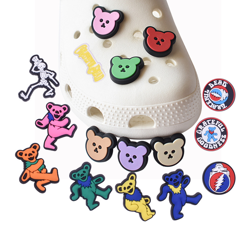 Anime charms grateful dead bears wholesale childhood memories funny gift cartoon charms shoe accessories pvc decoration buckle soft rubber clog charms, Equally mixed colors
Anime charms grateful dead bears wholesale childhood memories funny gift cartoon charms shoe accessories pvc decoration buckle soft rubber clog charms, Equally mixed colors