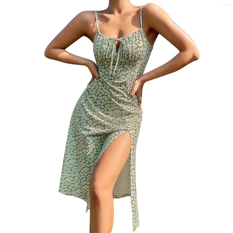 Casual Dresses Womens Temperament Green Small Floral Long Skirt Maxi For Women Summer Dress Soiree
Casual Dresses Womens Temperament Green Small Floral Long Skirt Maxi For Women Summer Dress Soiree