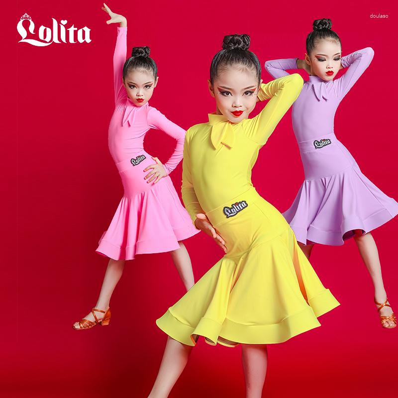 Stage Wear Juvenille Kids Junior Lace Latin Dress For Practice Competition Purple DNW023-LXY00038, Yellow
Stage Wear Juvenille Kids Junior Lace Latin Dress For Practice Competition Purple DNW023-LXY00038, Yellow