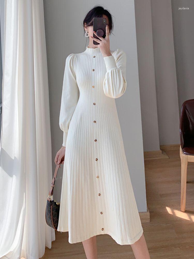 Casual Dresses Winter Women Spring Elegant Midi Knit Sweater Dress Autumn Female A-line Clothes, Black
Casual Dresses Winter Women Spring Elegant Midi Knit Sweater Dress Autumn Female A-line Clothes, Black