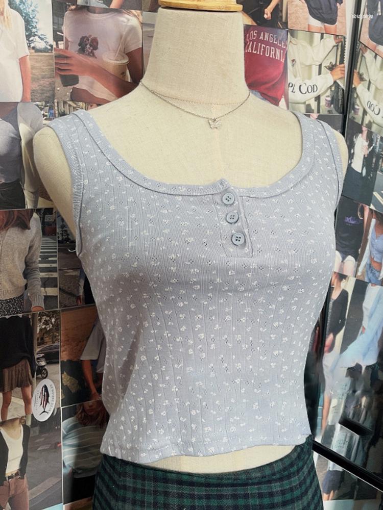 Women's Tanks Women's Chic Hollow Out Floral Tank Tops Women Vintage Sweet O Neck Cotton Sleeveless Button Vests Y2k Fairycore Summer, Blue
Women's Tanks Women's Chic Hollow Out Floral Tank Tops Women Vintage Sweet O Neck Cotton Sleeveless Button Vests Y2k Fairycore Summer, Blue