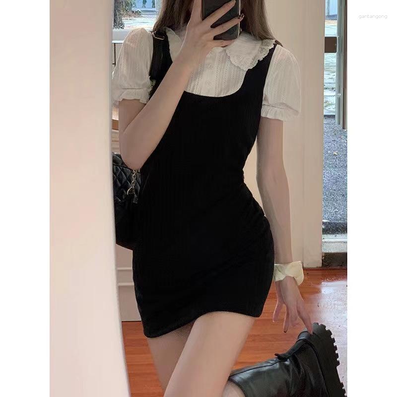 Casual Dresses Woman' Dress Summer Lace Stitching Puff Sleeve Thin Waist Fashion Mini Vestidos Drop QYL6716HSL, Black
Casual Dresses Woman' Dress Summer Lace Stitching Puff Sleeve Thin Waist Fashion Mini Vestidos Drop QYL6716HSL, Black