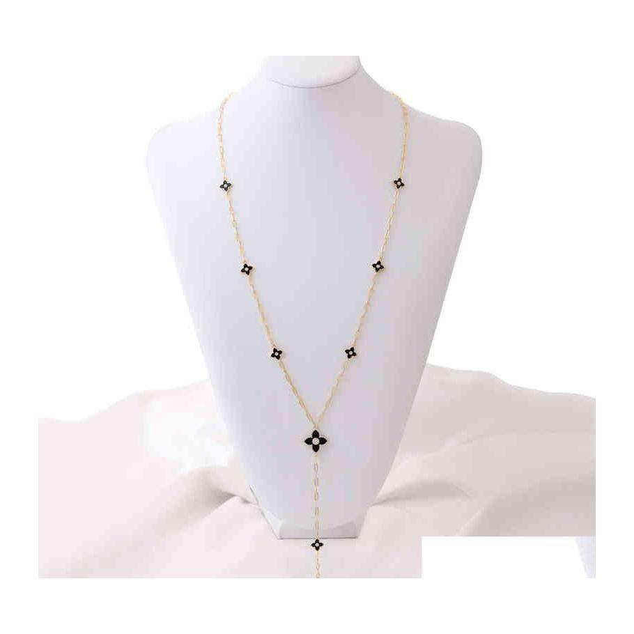 Pendant Necklaces Oyb Korean Fashion Fourleaf Clover Long Necklace Chain Womens Color Flower Sweater Jewelry Drop D Dhek9
Pendant Necklaces Oyb Korean Fashion Fourleaf Clover Long Necklace Chain Womens Color Flower Sweater Jewelry Drop D Dhek9