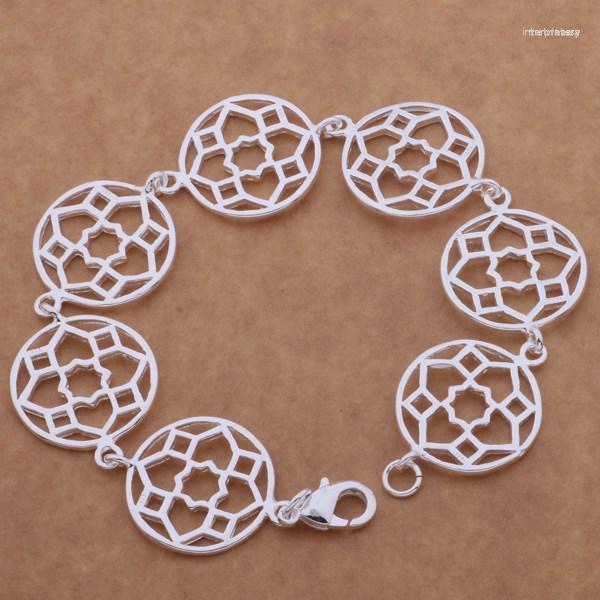 Link Bracelets Beautiful Fashion 925 Sterling Silver Charm Bracelet Gorgeous Jewelry Grade Circular Disc /adjaiuqa Bpuakhba AH084
Link Bracelets Beautiful Fashion 925 Sterling Silver Charm Bracelet Gorgeous Jewelry Grade Circular Disc /adjaiuqa Bpuakhba AH084