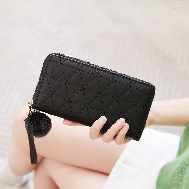 Wallets Zipper For Women Long Large Capacity Mobile Phone Bag Female Wristband Clutch Ladies Pocket Coin Purse, Black
Wallets Zipper For Women Long Large Capacity Mobile Phone Bag Female Wristband Clutch Ladies Pocket Coin Purse, Black