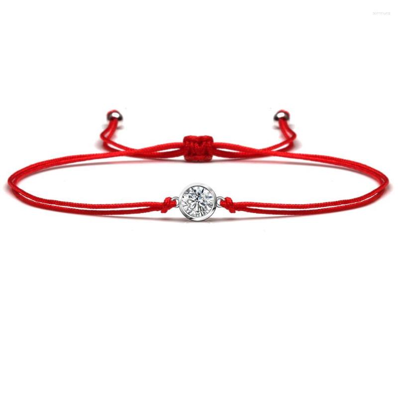 Charm Bracelets White Cubic Zirconia Rhodium Plated Round Crystal Bracelet For Women 2023 Fashion Red String Protect Nice Jewelry Gift
Charm Bracelets White Cubic Zirconia Rhodium Plated Round Crystal Bracelet For Women 2023 Fashion Red String Protect Nice Jewelry Gift