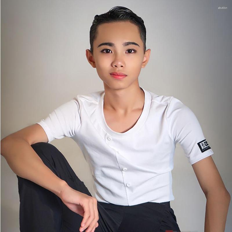 Stage Wear Boys Cotton Round Collar Child Kids Latin Dance Shirt Male Dancing Tops For Samba Tango Chacha Practice Costume HN5037, Purple shirt
Stage Wear Boys Cotton Round Collar Child Kids Latin Dance Shirt Male Dancing Tops For Samba Tango Chacha Practice Costume HN5037, Purple shirt