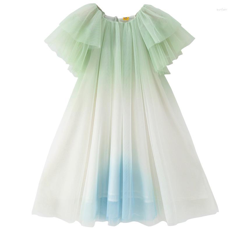 Girl Dresses Teen Girls Flare Sleeve Summer Dress For Kids Chiffon Clothing Ins Fashion Fresh Clothes Wear Outfit 5-14Year Children, Green
Girl Dresses Teen Girls Flare Sleeve Summer Dress For Kids Chiffon Clothing Ins Fashion Fresh Clothes Wear Outfit 5-14Year Children, Green