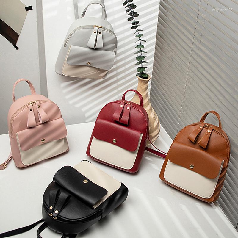 School Bags Fashion Women's Backpack PU Leather Shoulder Bag For Teenage Girls Multi-Function Small Bagpack Ladies Phone Pack, Black
School Bags Fashion Women's Backpack PU Leather Shoulder Bag For Teenage Girls Multi-Function Small Bagpack Ladies Phone Pack, Black