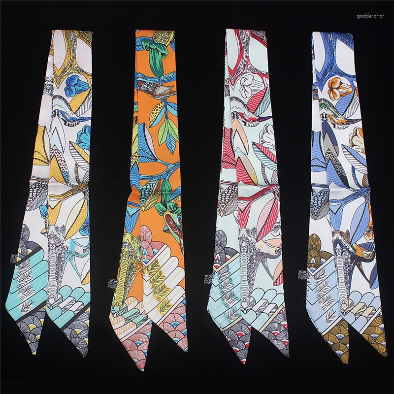 Scarves Fashion Bag Scarf Bird Print Silk Brand Decoration Skinny Long Tie Ribbon Ladies Hair Bandana MQ11
Scarves Fashion Bag Scarf Bird Print Silk Brand Decoration Skinny Long Tie Ribbon Ladies Hair Bandana MQ11