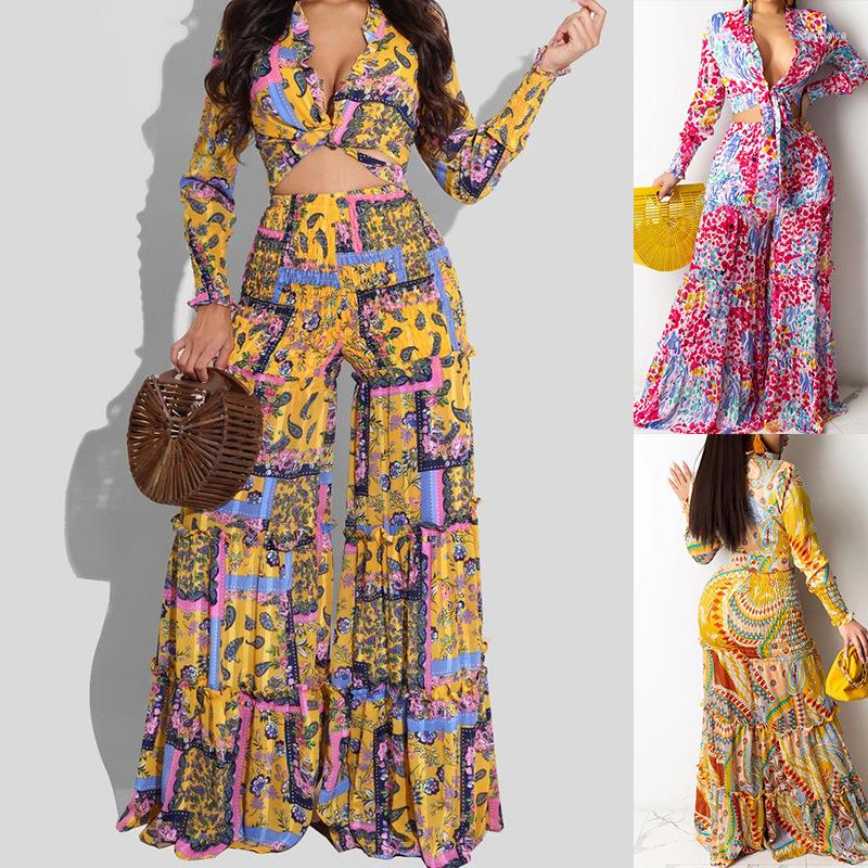 Women's Tracksuits 223 Spring And Summer Women's Temperament Half Open Neck Lace-up Print Long Sleeve High Waist Irregular Wide Leg Set, Red
Women's Tracksuits 223 Spring And Summer Women's Temperament Half Open Neck Lace-up Print Long Sleeve High Waist Irregular Wide Leg Set, Red