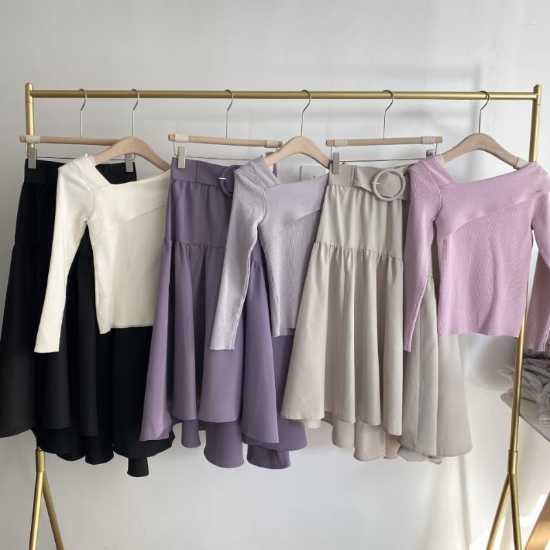 Women' Sweaters JAPAN Chic Asymmetrical Long Sleeve Sweater Women Fall Winter Bottomed Knit Pullover Tops Solid Elegant Feminino Y2k, Purple sweater
Women' Sweaters JAPAN Chic Asymmetrical Long Sleeve Sweater Women Fall Winter Bottomed Knit Pullover Tops Solid Elegant Feminino Y2k, Purple sweater