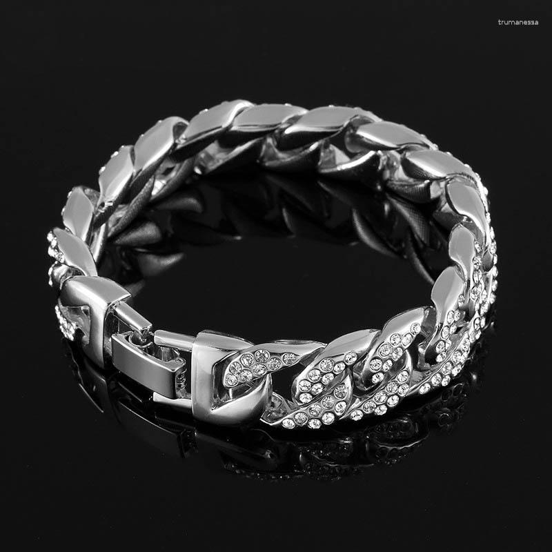 Bangle Hip Hop Luxury Simulated Gemstone Men Women High Quality Bling Iced Out Miami Cuban CZ Chain Bracelet Raym22
Bangle Hip Hop Luxury Simulated Gemstone Men Women High Quality Bling Iced Out Miami Cuban CZ Chain Bracelet Raym22