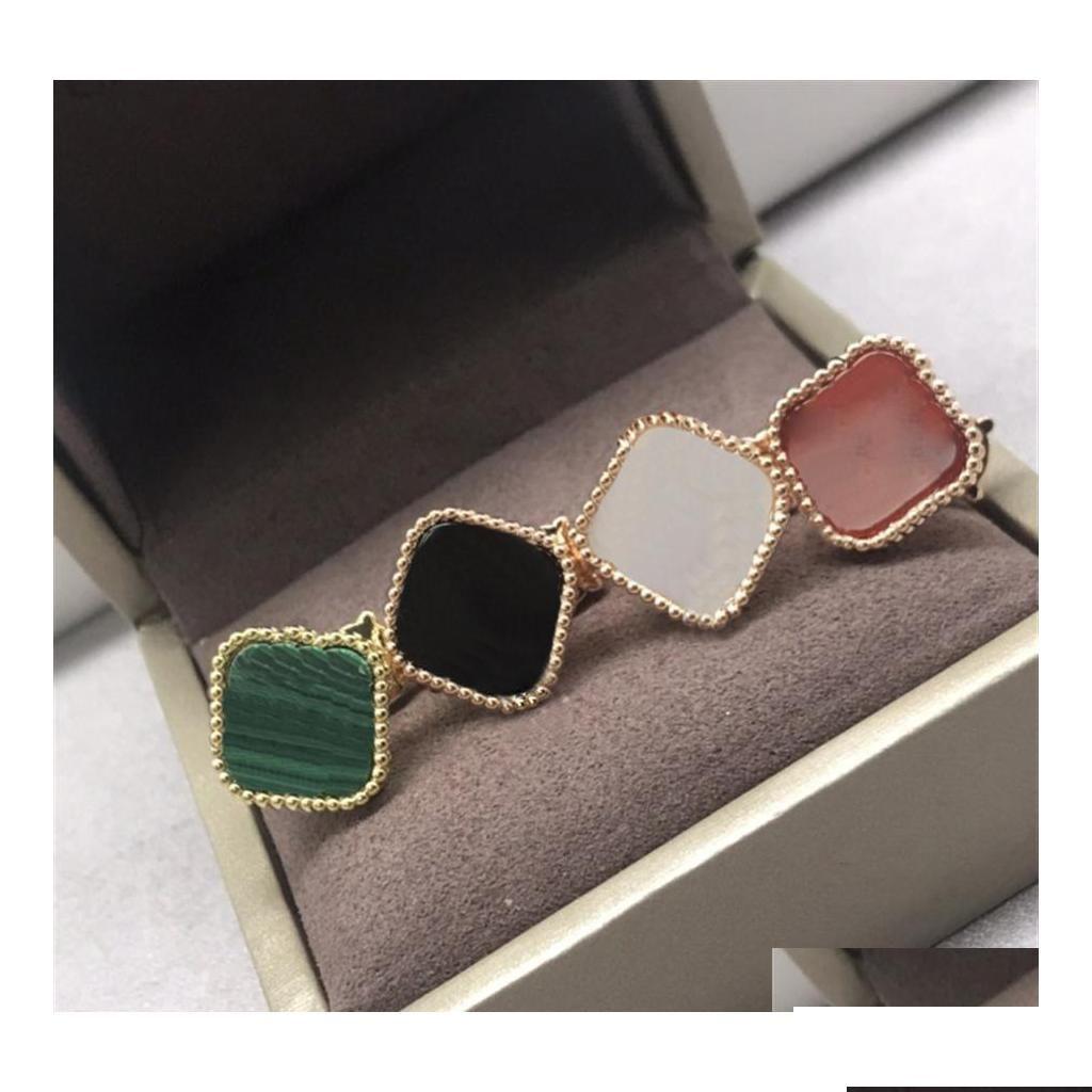 Stud Womens Earrings Fashion Earings Clover Stainless Elegant For Woman Classic 13 Color High Quality Box Need To Extra Cost228Z 1O
Stud Womens Earrings Fashion Earings Clover Stainless Elegant For Woman Classic 13 Color High Quality Box Need To Extra Cost228Z 1O