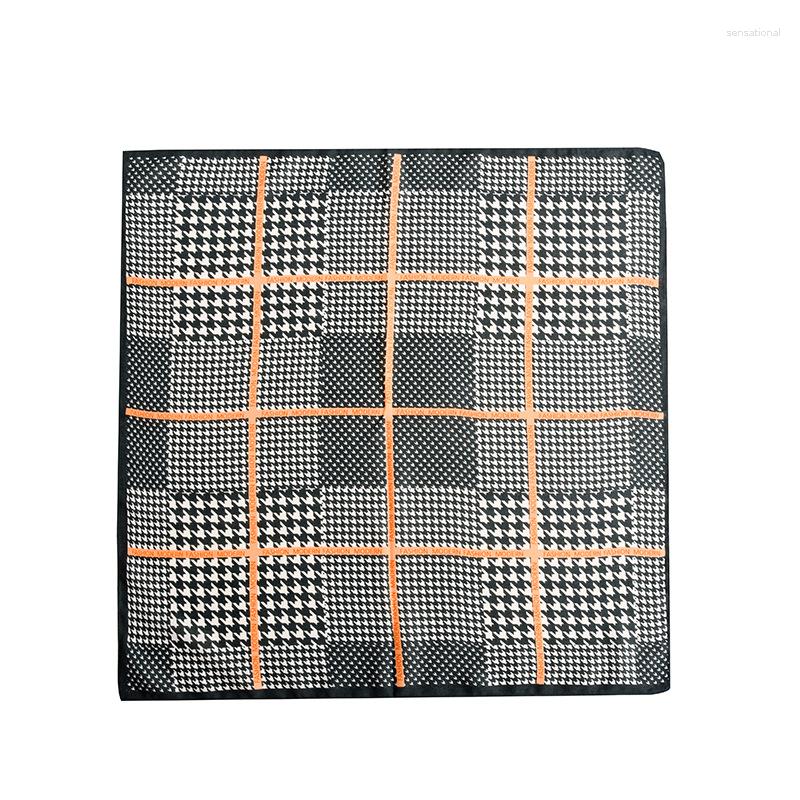 Scarves Black Houndstooth Printed Silk Scarf 70x70cm Square 2023 Stylish Trendy Women's Headscarf Fashion Accessory Romantic Gift
Scarves Black Houndstooth Printed Silk Scarf 70x70cm Square 2023 Stylish Trendy Women's Headscarf Fashion Accessory Romantic Gift