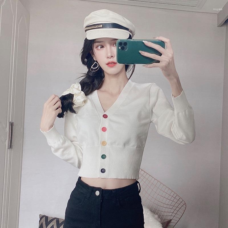 Women's Knits Women's Knitted Sweaters Autumn Spring Short Cardigans Single Breasted V-Neck Casual Jacket Female Solid Jackets Jumpers, Black
Women's Knits Women's Knitted Sweaters Autumn Spring Short Cardigans Single Breasted V-Neck Casual Jacket Female Solid Jackets Jumpers, Black