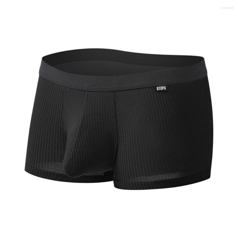 Underpants Mens Elephant Nose Boxer Enlarged Pouch And Protruding Trunks Thread Breathable Underwear Solid Elasticity Panties, Black
Underpants Mens Elephant Nose Boxer Enlarged Pouch And Protruding Trunks Thread Breathable Underwear Solid Elasticity Panties, Black