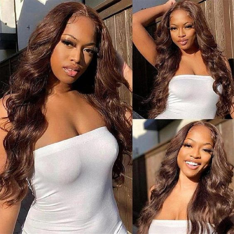 New Product Chocolate Brown 13x4 Lace Frontal Human Hair Wigs for Women Body Wave HD Transparent 360 Full Lace Front Human on Sale
New Product Chocolate Brown 13x4 Lace Frontal Human Hair Wigs for Women Body Wave HD Transparent 360 Full Lace Front Human on Sale