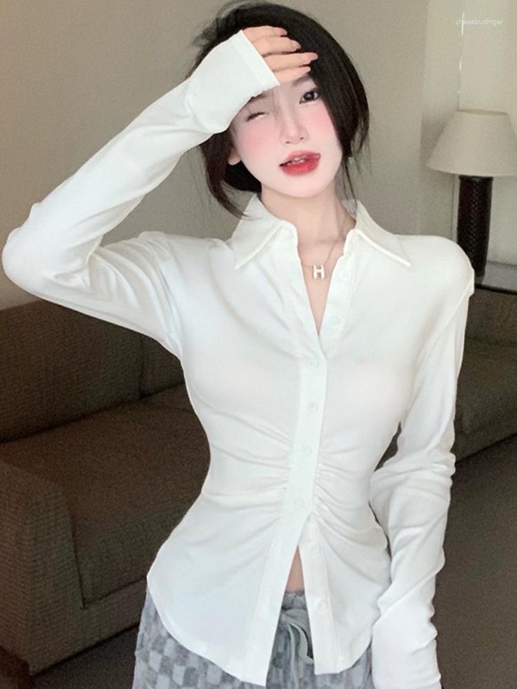 Women's Blouses Summer Harajuku Loose White Shirt Fashion Streetwear Long Sleeve Temperament Sexy
Women's Blouses Summer Harajuku Loose White Shirt Fashion Streetwear Long Sleeve Temperament Sexy