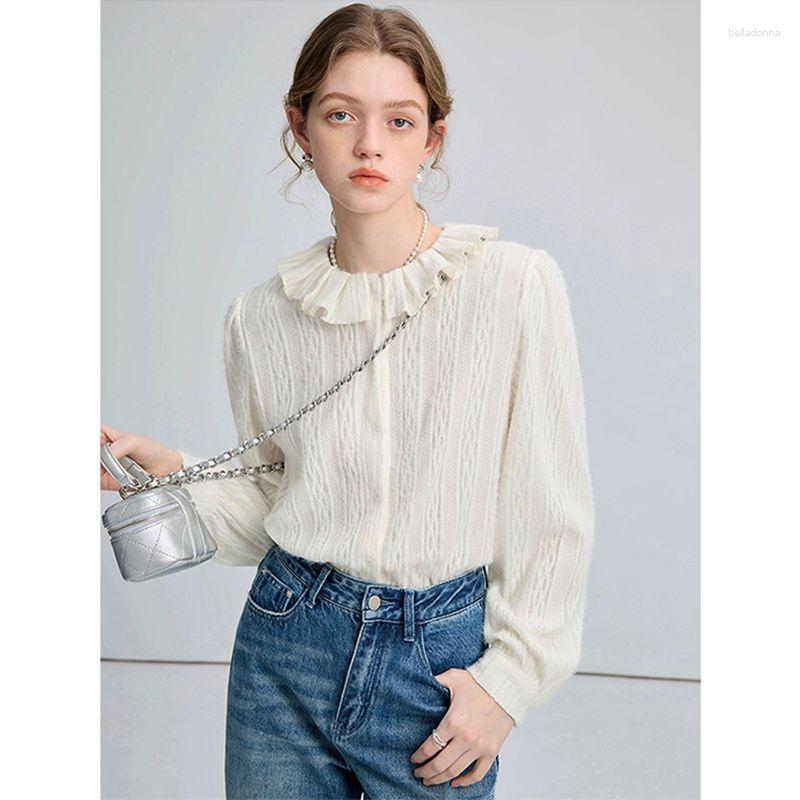 Women' Blouses Women 2023 Spring Autumn Korean White Long-sleeved Shirts Female Single-breasted Ladies Loose Casual G259
Women' Blouses Women 2023 Spring Autumn Korean White Long-sleeved Shirts Female Single-breasted Ladies Loose Casual G259