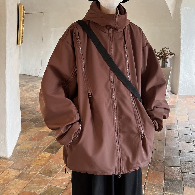 Men's Jackets Spring Men's Fashion Brand Zipper Cargo Jacket Bomber Outdoor Windproof Hooded Camping Hiking Casual, Auburn
Men's Jackets Spring Men's Fashion Brand Zipper Cargo Jacket Bomber Outdoor Windproof Hooded Camping Hiking Casual, Auburn
