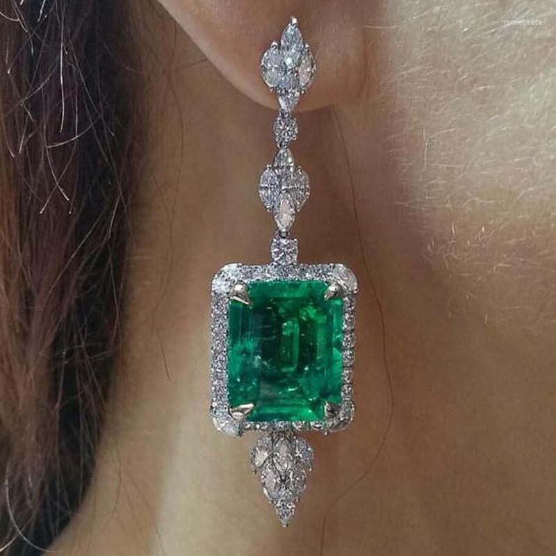 Dangle Earrings Huitan Geometric Square Green Cubic Zircon Sparkling Crystal CZ Luxury Ear Accessories For Women Wedding Jewelry
Dangle Earrings Huitan Geometric Square Green Cubic Zircon Sparkling Crystal CZ Luxury Ear Accessories For Women Wedding Jewelry