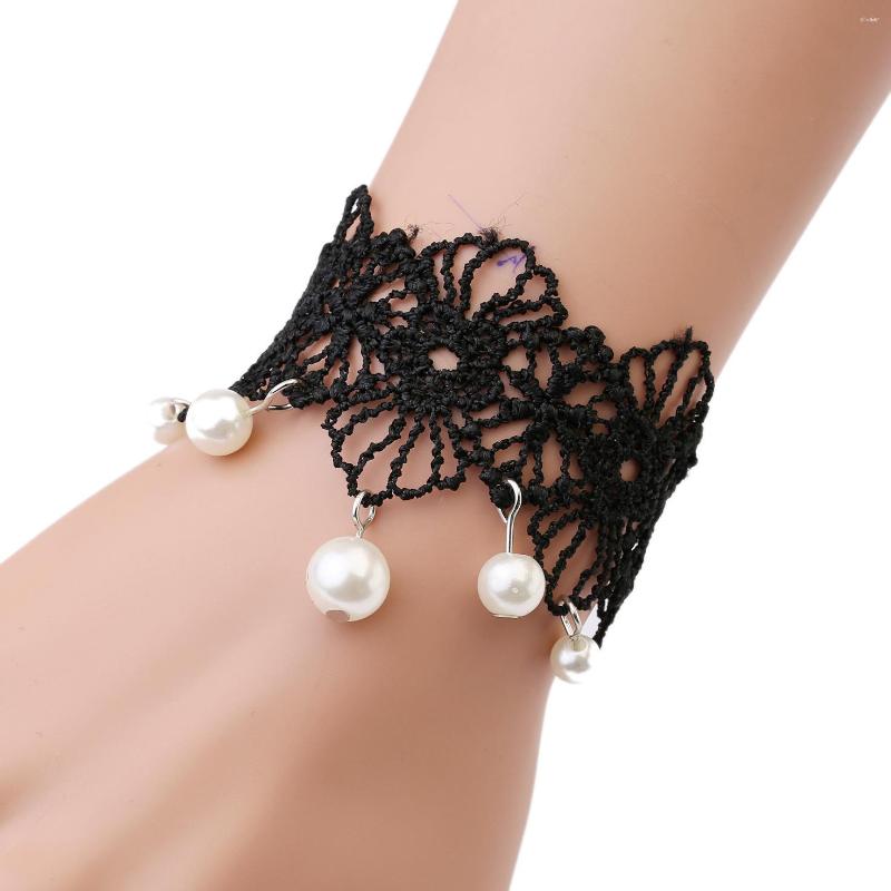 Link Bracelets Gothic Style Jewelry Set Vintage Lace Choker Necklace Ring Hand Bracelet Drop Earrings Accessories Party Dress Up
Link Bracelets Gothic Style Jewelry Set Vintage Lace Choker Necklace Ring Hand Bracelet Drop Earrings Accessories Party Dress Up