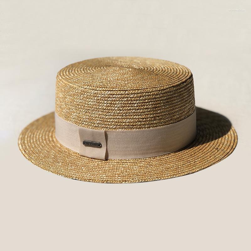 Berets Women's Summer Straw Fedora Hat For Lady Outdoor Sun Protection Panama Vintage Beach Wedding Wide Brim Boater, Beige
Berets Women's Summer Straw Fedora Hat For Lady Outdoor Sun Protection Panama Vintage Beach Wedding Wide Brim Boater, Beige