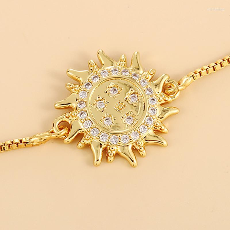 Link Bracelets Chain ZHINI Fashion Gold Stainless Steel Pendant For Women Simple Charming Zircon Crystal Statement Bracelet Jewelry Raym22
Link Bracelets Chain ZHINI Fashion Gold Stainless Steel Pendant For Women Simple Charming Zircon Crystal Statement Bracelet Jewelry Raym22