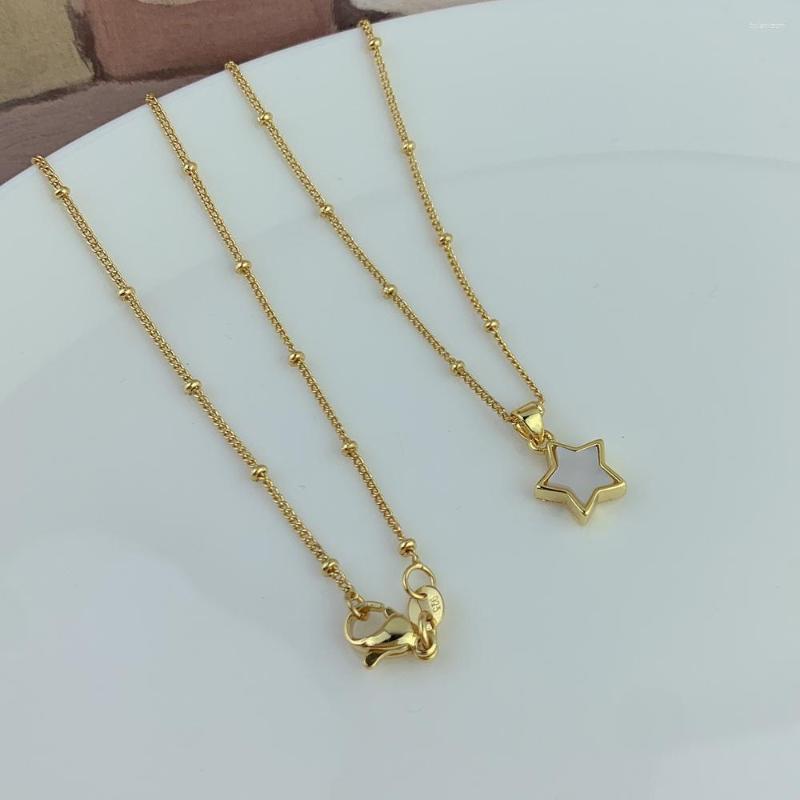 Pendant Necklaces Dainty Cute Mother Of Pearl Shell Star Charms Necklace For Women Girls Gold Plated MOP Jewelry
Pendant Necklaces Dainty Cute Mother Of Pearl Shell Star Charms Necklace For Women Girls Gold Plated MOP Jewelry