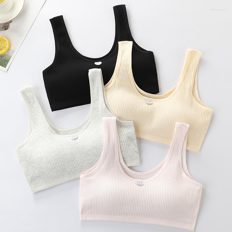 Camisoles & Tanks Girls Puberty No Steel Ring Underwear With Chest Pads To Prevent Protruding Points. Bra Breathable Anti Glare, Beige
Camisoles & Tanks Girls Puberty No Steel Ring Underwear With Chest Pads To Prevent Protruding Points. Bra Breathable Anti Glare, Beige