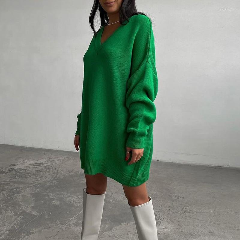 Women' Sweaters Winter Autumn Women Knitted Pullovers Long Sleeve Sweater Loose Casual Solid Color European Style Female Oversize V-Neck, Green
Women' Sweaters Winter Autumn Women Knitted Pullovers Long Sleeve Sweater Loose Casual Solid Color European Style Female Oversize V-Neck, Green